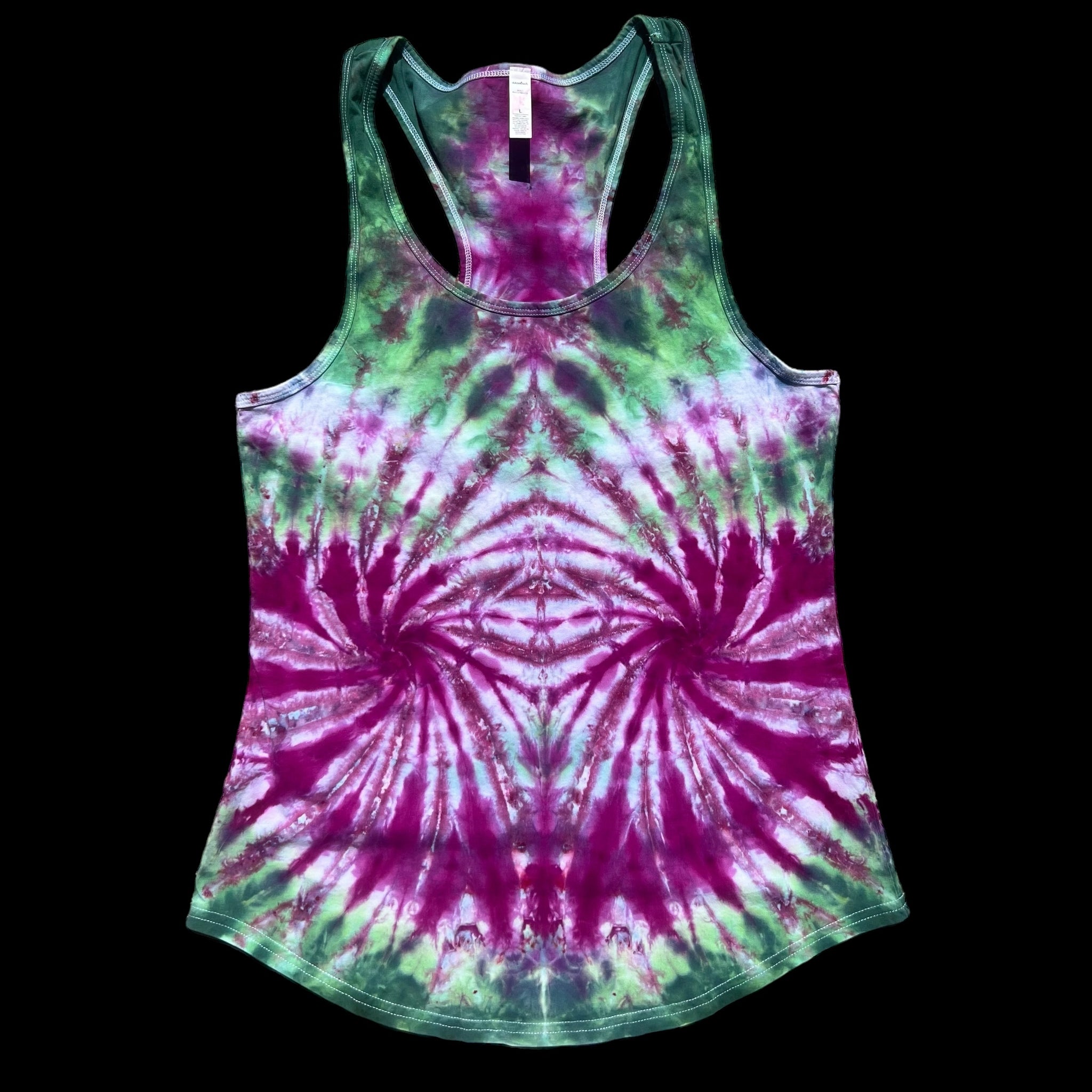 Large WO’s Tiedye Racerback Tank