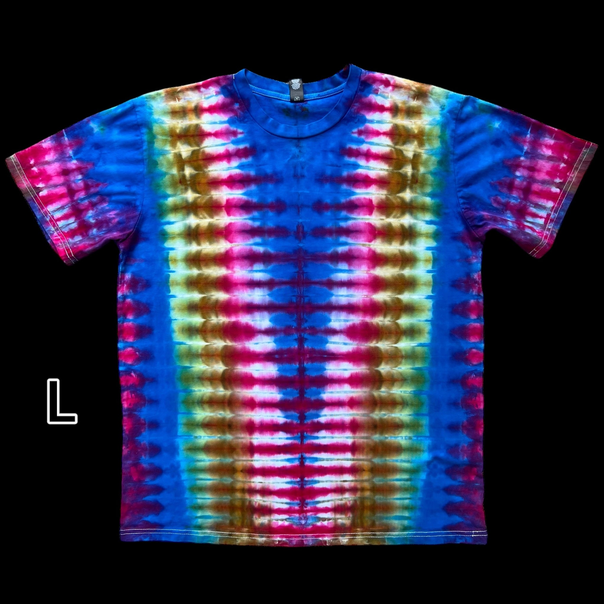 Large "V-Day Blues" Tiedye Shirt