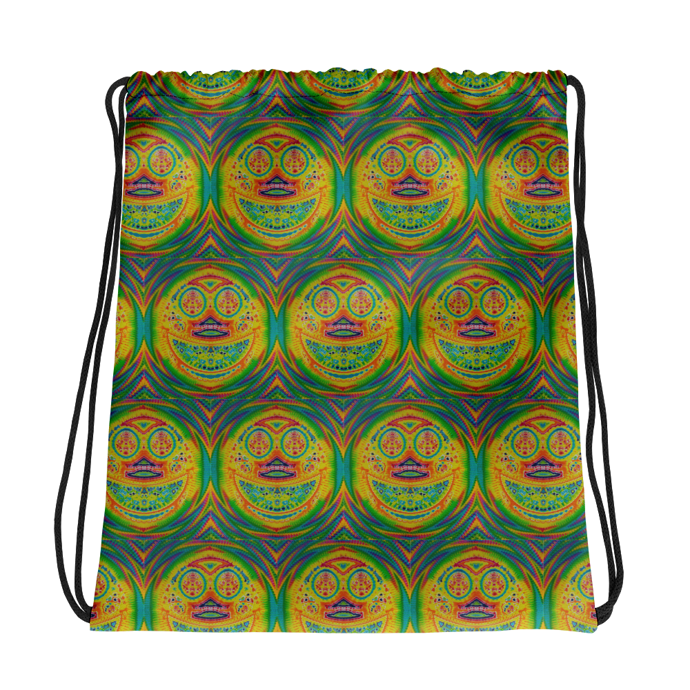 Smiley Drawstring bag