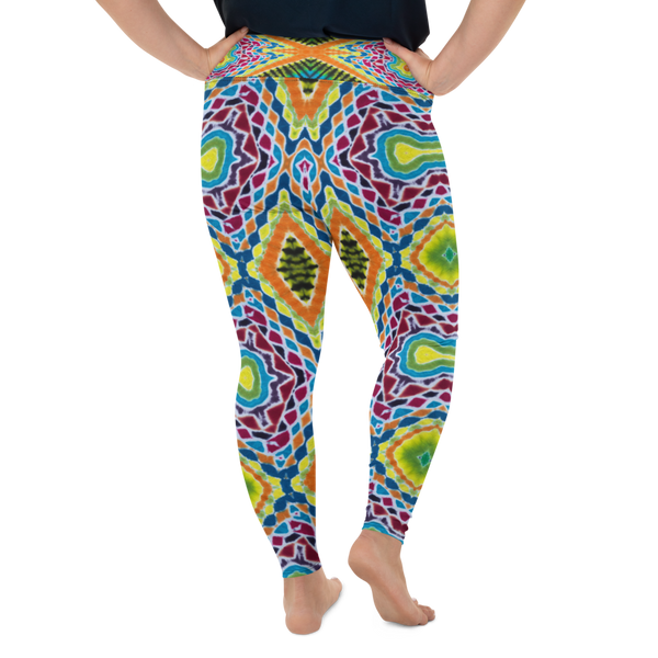 TieDye Print Plus Size Leggings