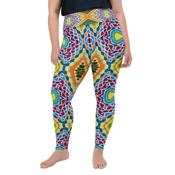 TieDye Print Plus Size Leggings