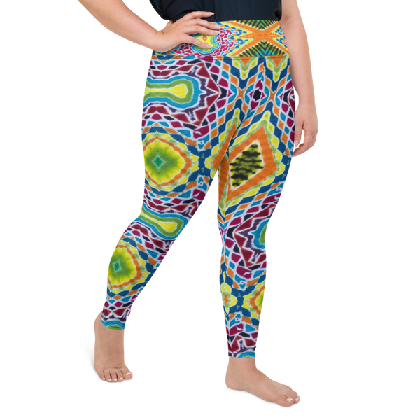TieDye Print Plus Size Leggings