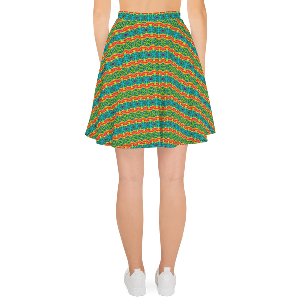 TieDye Print Skater Skirt