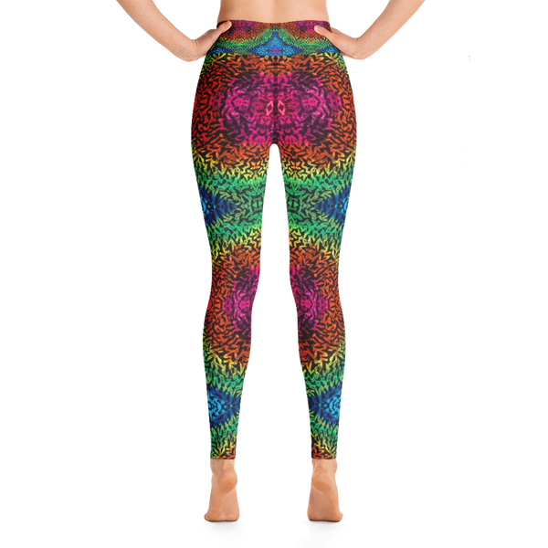 Tiedye Print Yoga Leggings