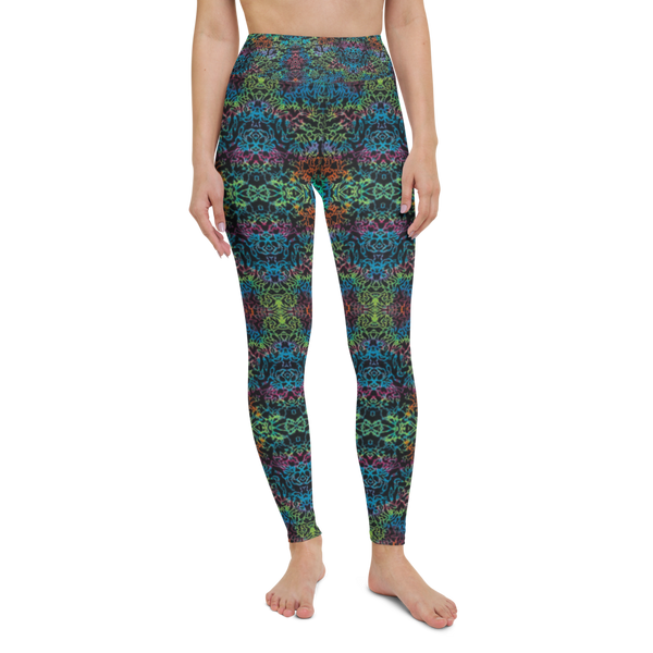 TieDye Print Yoga Leggings