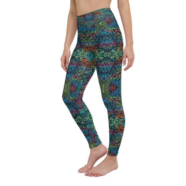 TieDye Print Yoga Leggings