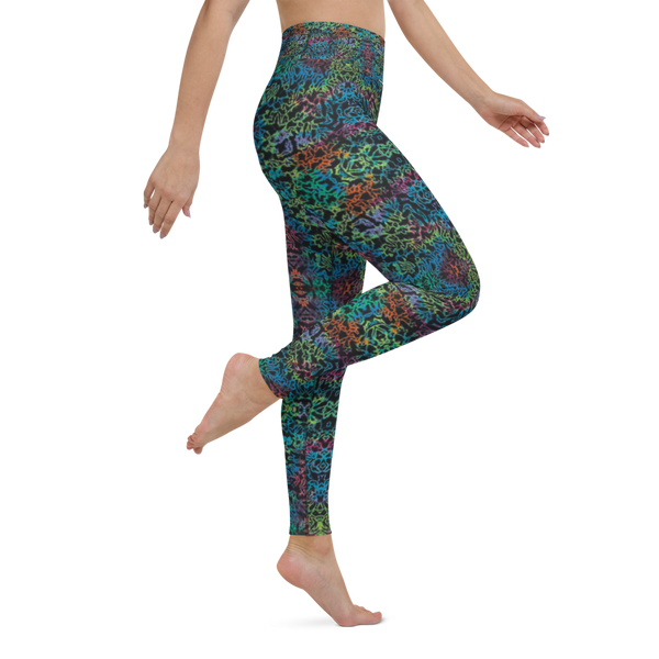 TieDye Print Yoga Leggings
