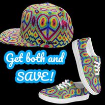 Women’s lace-up Peace & Love shoes