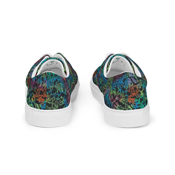 Women’s lace-up TieDye print shoes