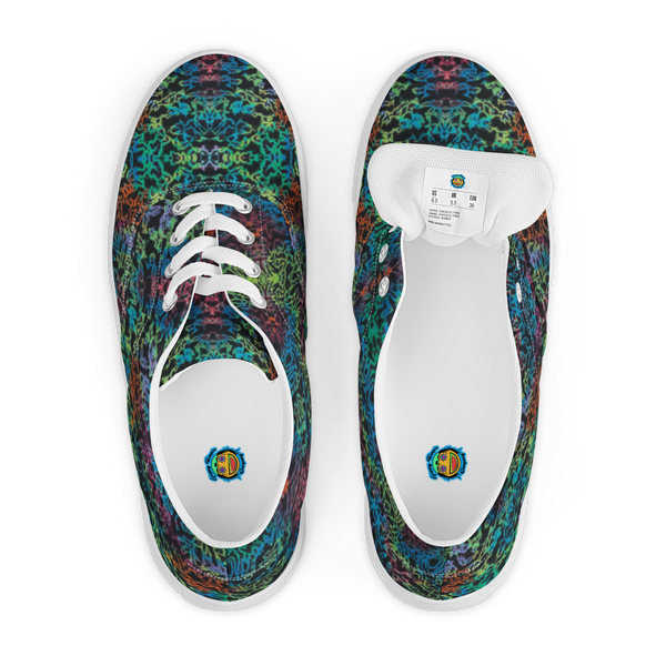 Women’s lace-up TieDye print shoes