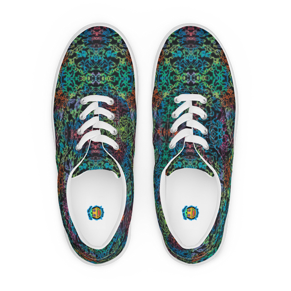 Women’s lace-up TieDye print shoes
