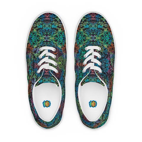 Women’s lace-up TieDye print shoes