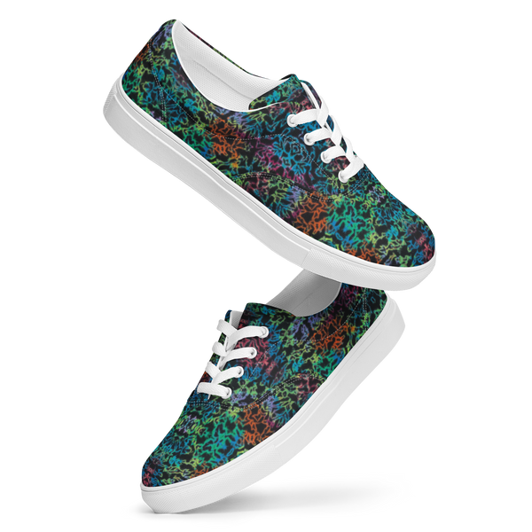 Women’s lace-up TieDye print shoes