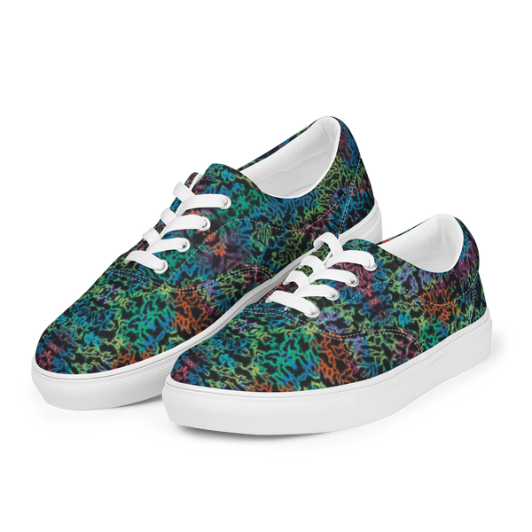Women’s lace-up TieDye print shoes