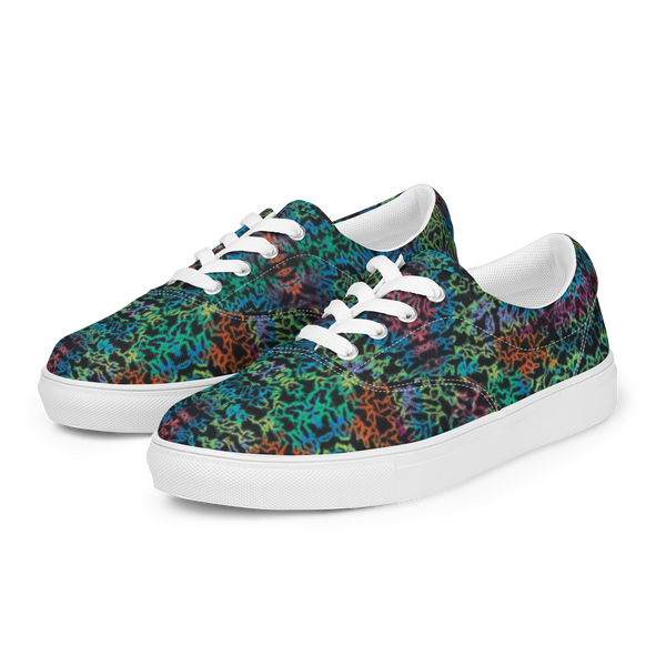 Women’s lace-up TieDye print shoes